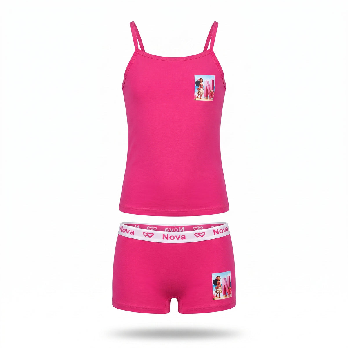 Top + Shorts Set / Soft Bra